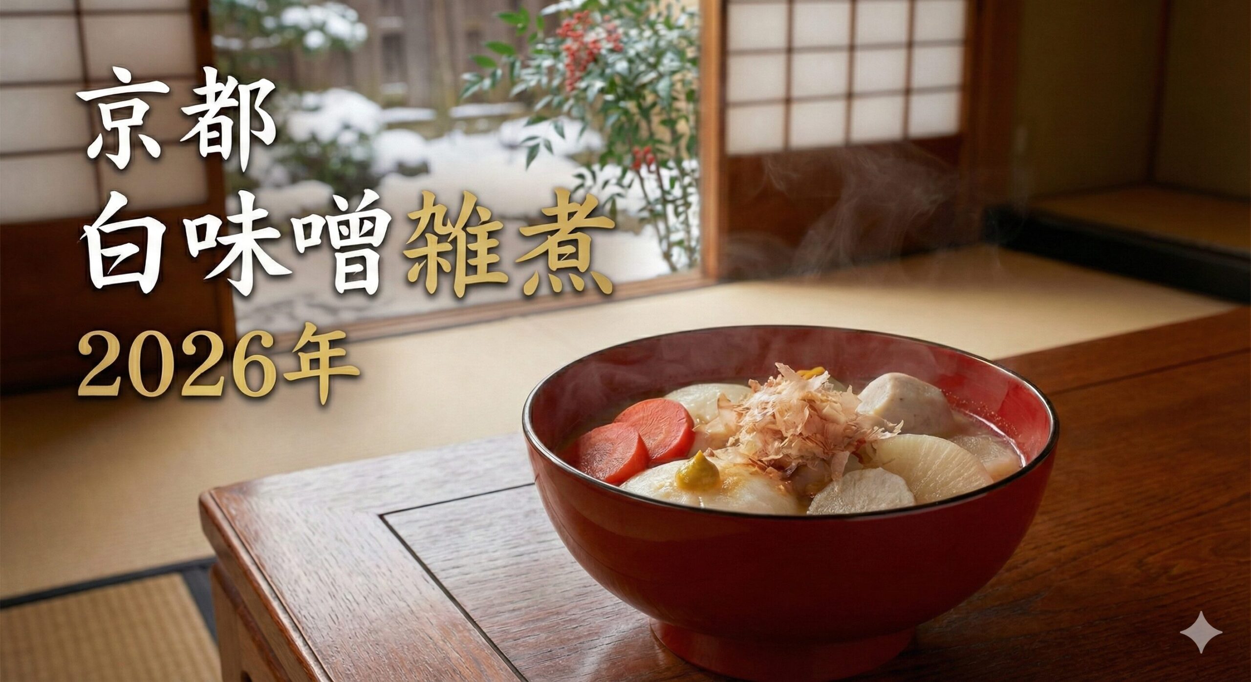 京都 白味噌雑煮 2026年正月