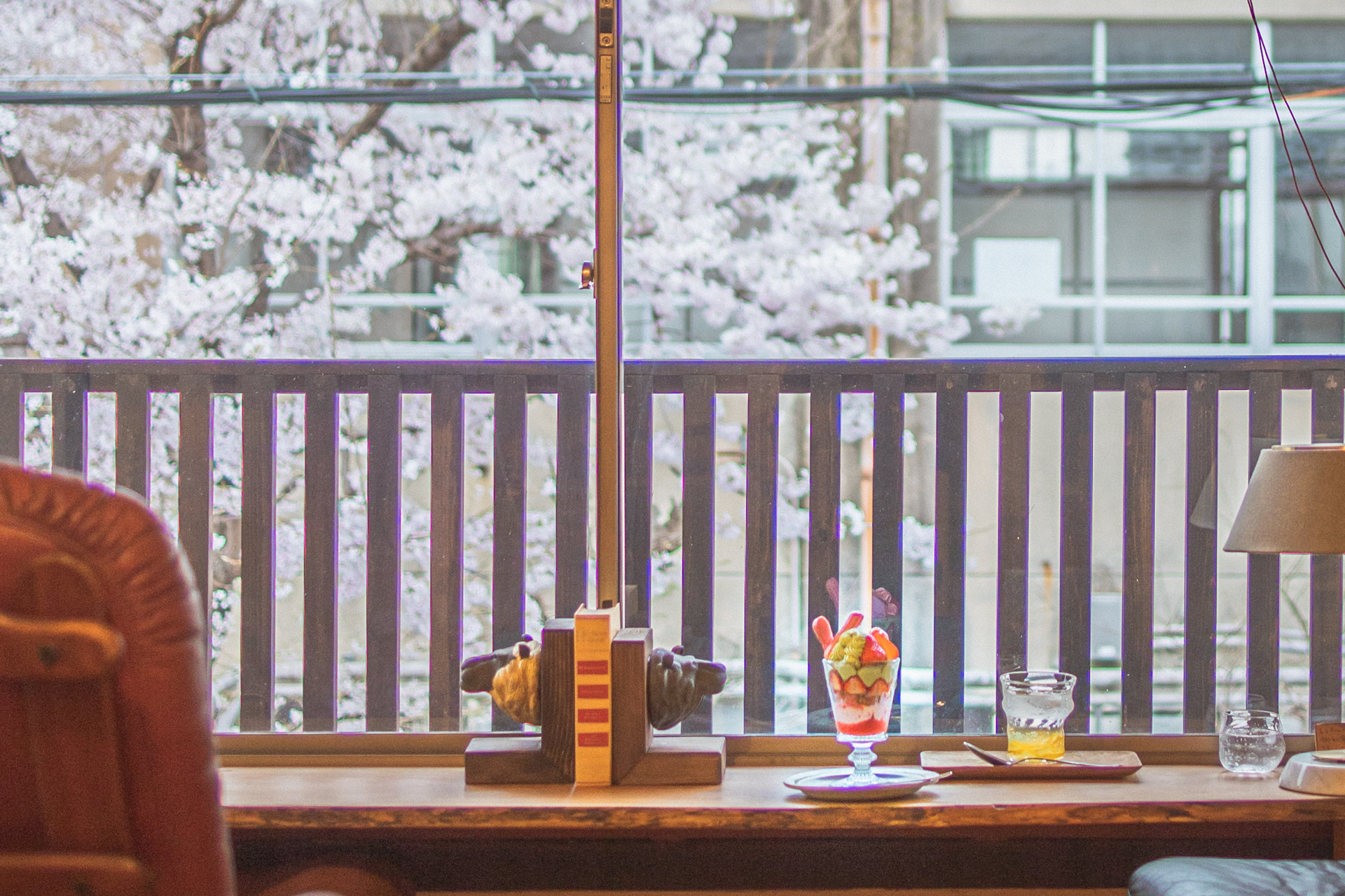 こむぎと:苺パフェと町家の静謐な時間